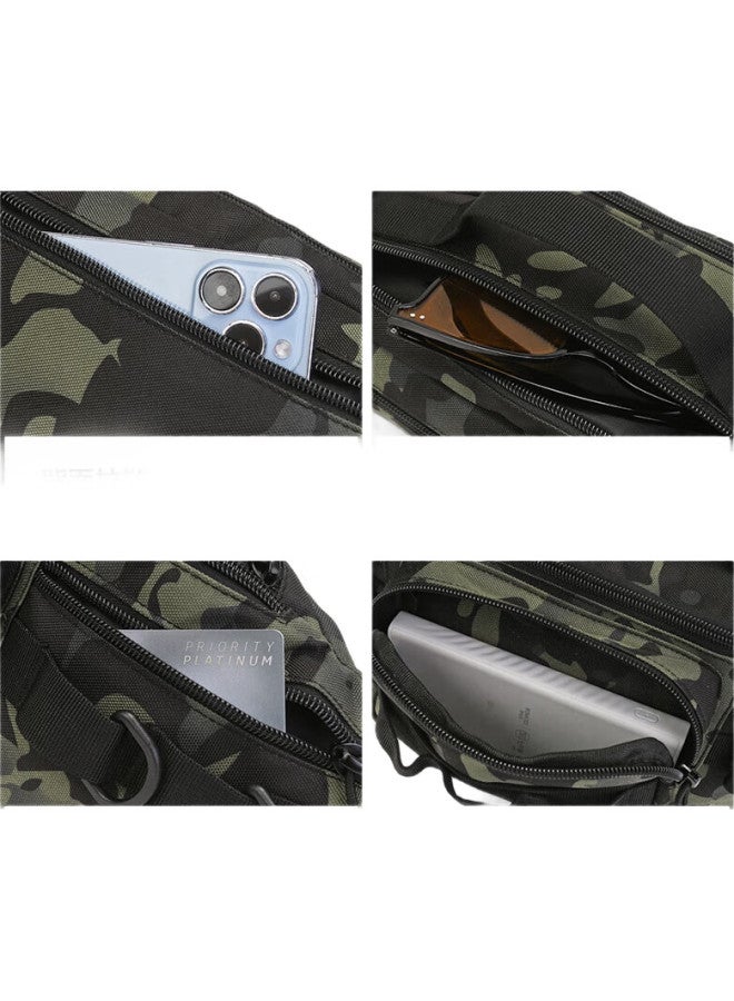 Bear fire Xionghuoxionghuo Bag, Multifunctional Waist Pack, Crossbody Bag, Rod Holder, Fishing Tackle Bag, Fishing Rod Bag, Accessory Storage Bag - Image 1