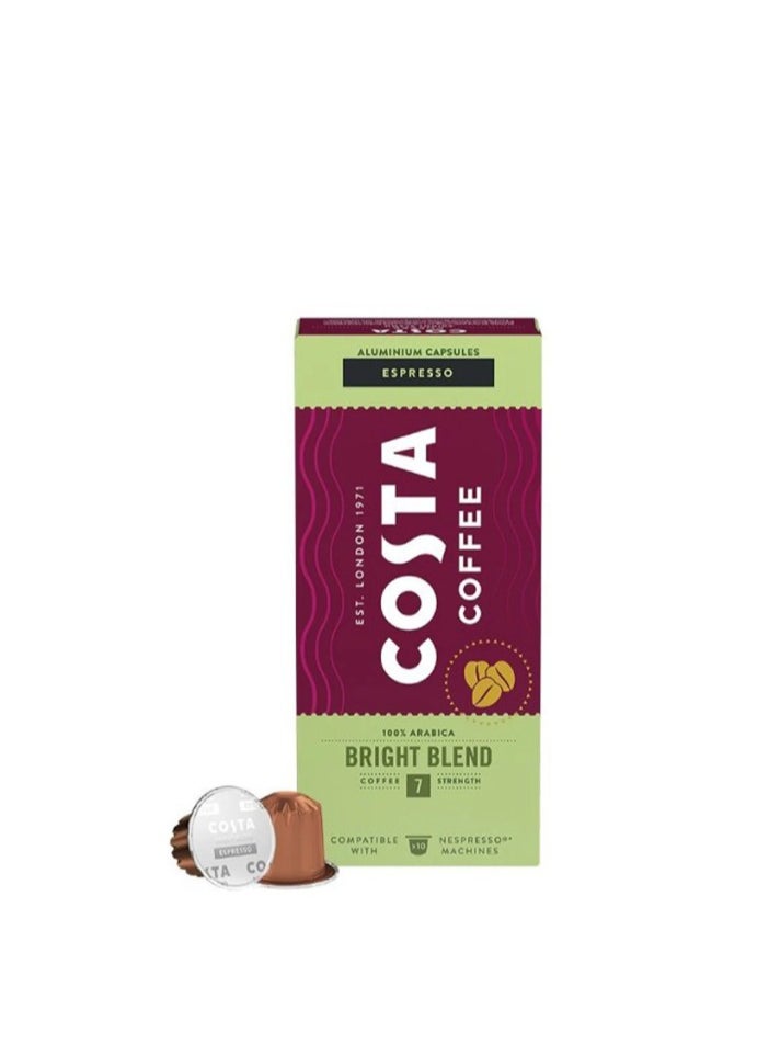 COSTA - Costa Coffee Bright Blend Capsules 57g - Image 1