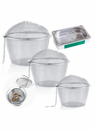 Ultrasonic Cleaner Baskets Ultrasonic Stainless Steel Mesh Ball Strainers Strainer Filters Interval Diffuser (3 Pieces 4.3 Inch) - pzsku/ZFDA2D977D94BB1126FF7Z/45/_/1718865775/71c84c30-0b3a-4966-aba1-7c5864b3e384
