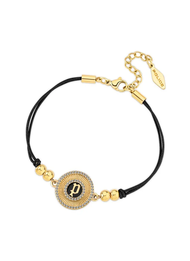 بوليس Luck Gold Plated Ladies Bracelet With Crystals 170+35MM - PEJLB0003605