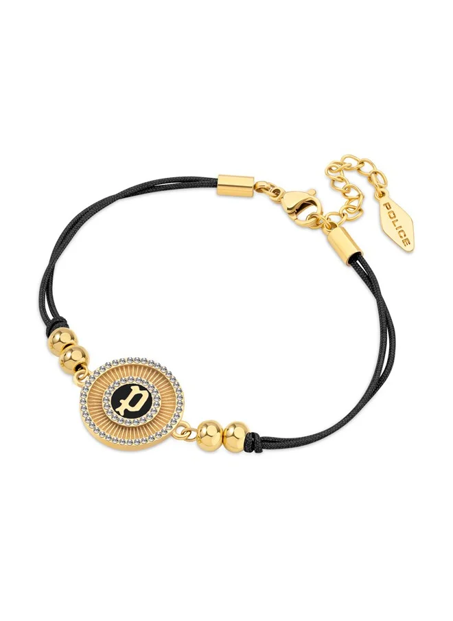 بوليس Luck Gold Plated Ladies Bracelet With Crystals 170+35MM - PEJLB0003605