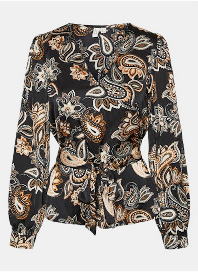 VERO MODA - Vmthora L/S V-Neck Top Wvn Btq Ga - Image 1