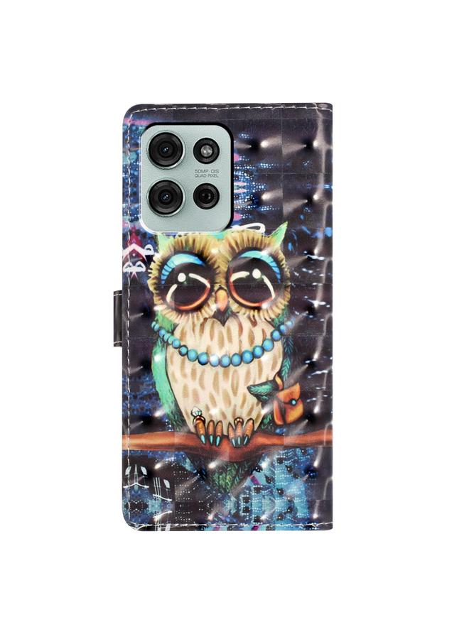 S-TOP Case For Motorola Moto G75 5G 3D Pattern Leather Phone Case - Image 3