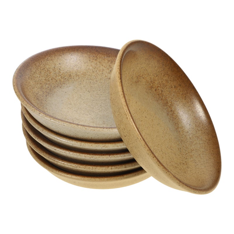 6pcs Ceramic Sauce Dishes Small Sauce Bowls Dip Bowl Sushi Seasoning Condiments Bowls - Image 1