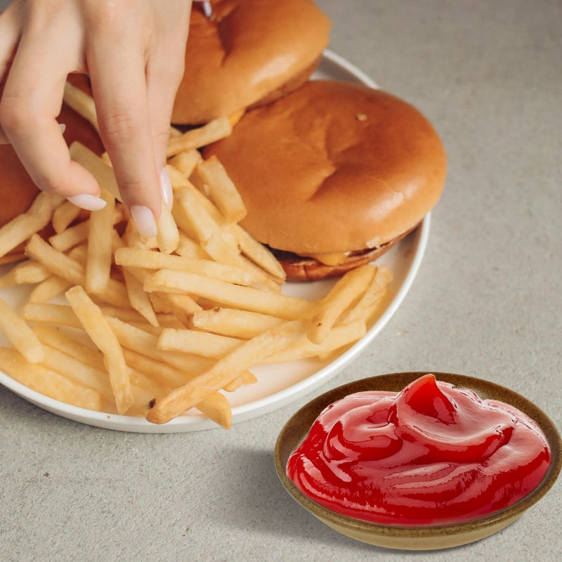 6pcs Ceramic Sauce Dishes Small Sauce Bowls Dip Bowl Sushi Seasoning Condiments Bowls - Image 5