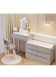 NKX Elegant and Efficient Smart Dressing Table for Contemporary Living Spaces with LED on table and Mirror  - Image 4