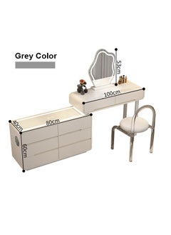 NKX Elegant and Efficient Smart Dressing Table for Contemporary Living Spaces with LED on table and Mirror  - Image 5