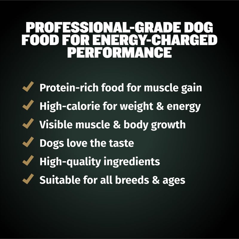 Bully Max Pro 2X High Calorie & High Protein Dry Dog Food for Puppy & Adult Dogs - Healthy Weight Gain & Muscle Building for Small & Large Breeds - Slow-Cooked, 600 Calories/Cup, Chicken Flavor, 16lb. - Image 5