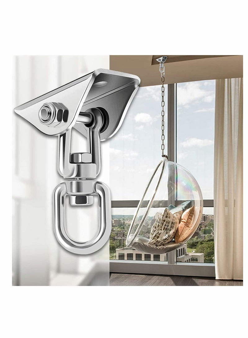 Y&D Heavy Duty Swing Hangers Set 360° Swivel for Yoga Hammock Trapeze - Image 2