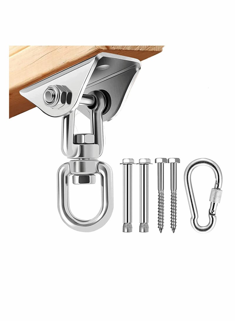 Y&D Heavy Duty Swing Hangers Set 360° Swivel for Yoga Hammock Trapeze - Image 1