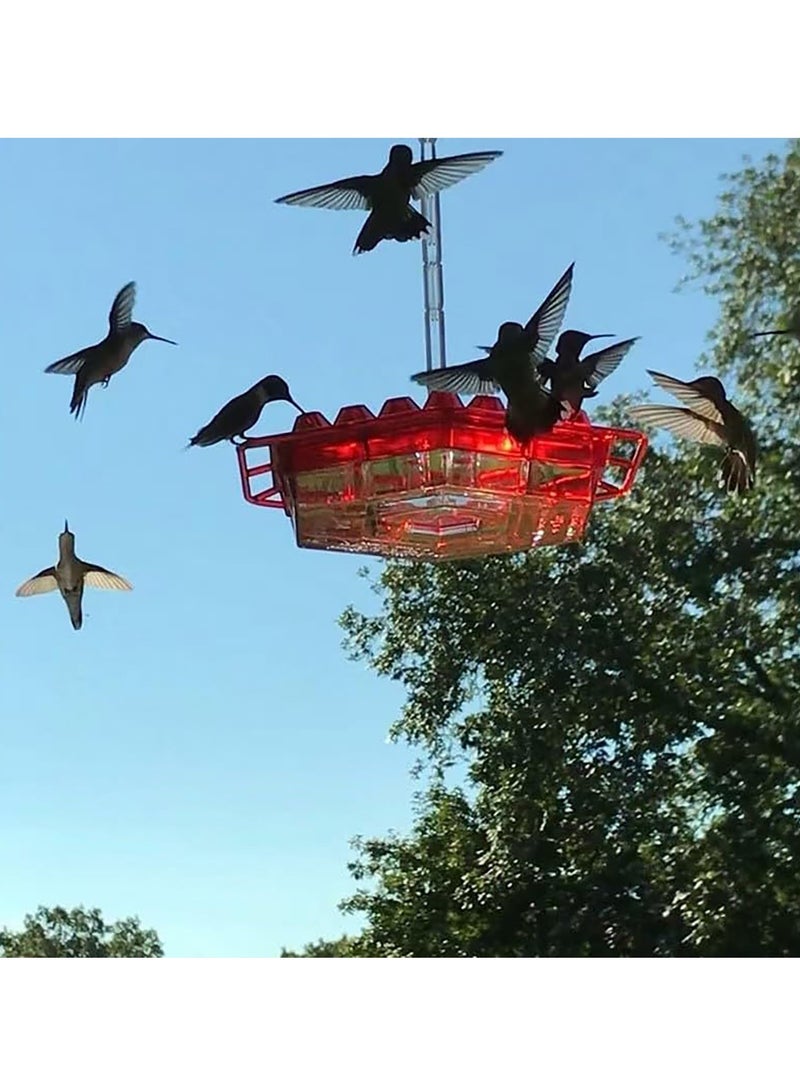 KASTWAVE مغذي طائر الطنان شيريم للخارج معلق، مقاوم للنمل والنحل، سهل التنظيف وإعادة التعبئة، ديكور حديقة - Image 4