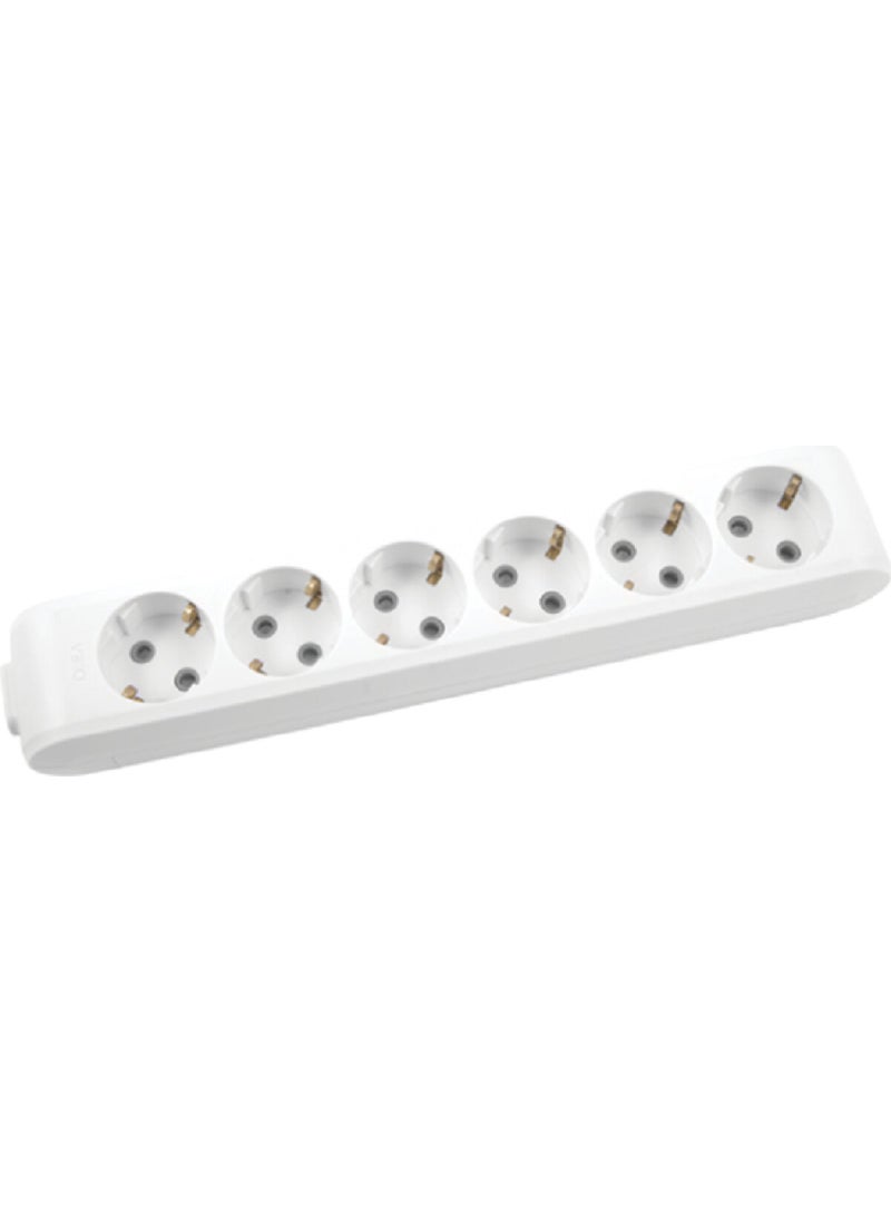 Viko Multi-Let Six-Plug Socket Grounded Terminal Child Proof 90113600 