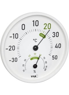 TFA 45.2045.02 Analog Temperature Humidity Meter with Large Display 