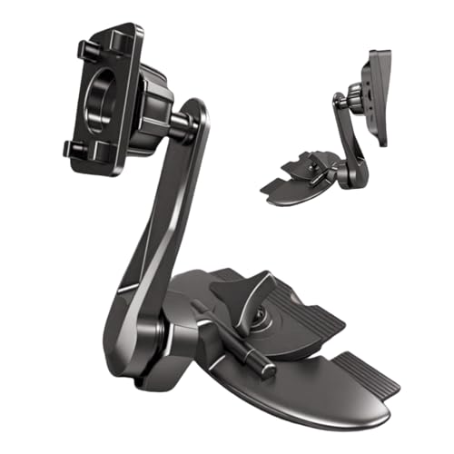 Epronic Extended Arm CD Slot Mount for CarPlay Screen Adjustable 360° Rotating Universal Head Compatible with in-Car Monitors CD Slot CarPlay Mount for 7" 9" 10.26" Portable Car Stereo Cd Bracket - Image 1
