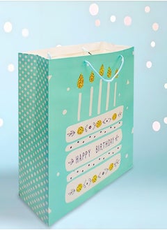 UKR UKR Birthday Gift Bags for Kids 4 Pcs Medium Size 40:55 cm Colorful Happy Birthday Party Favor Bags with Handles for Boys & Girls Goodie Bags for Kids Birthday Parties (Set A)  - Image 3