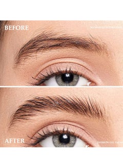 Excefore Brow Mascara, Brow Fast Sculpt, Waterproof, Transfer-proof, Brush to Fill in Eyebrows And Cover Gray Hairs, Cruelty Free, Light Medium Brown, 2 Pack, 09 transparent brow glue  - Image 2