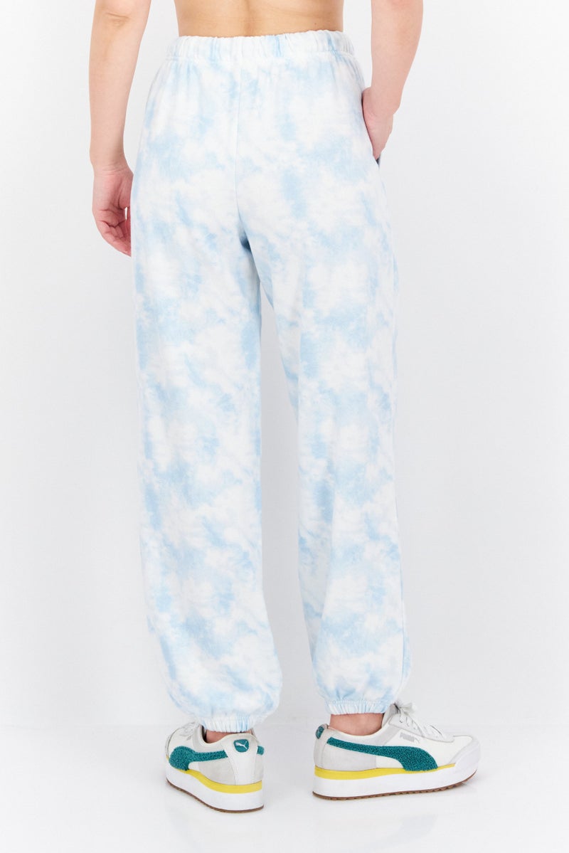 Levi's Women Regular Fit Tie Dye Sweatpants, Blue  - Image 2