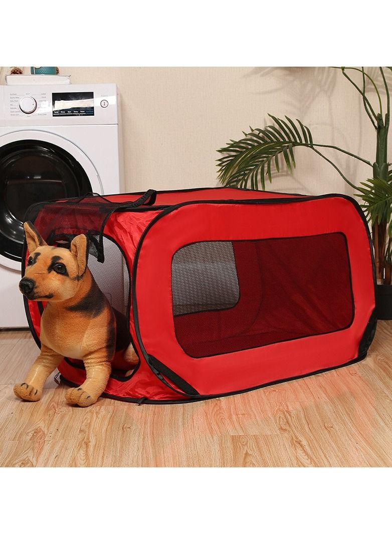 DUNISO Puppy Playpen & Cat Tent Pet Playpen for Dogs or Downtown Pet Supply Foldable Cat Crate with Straps for Cat Car Seat - Image 3