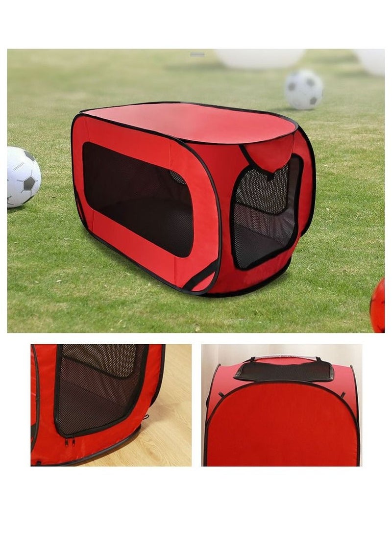 DUNISO Puppy Playpen & Cat Tent Pet Playpen for Dogs or Downtown Pet Supply Foldable Cat Crate with Straps for Cat Car Seat - Image 4