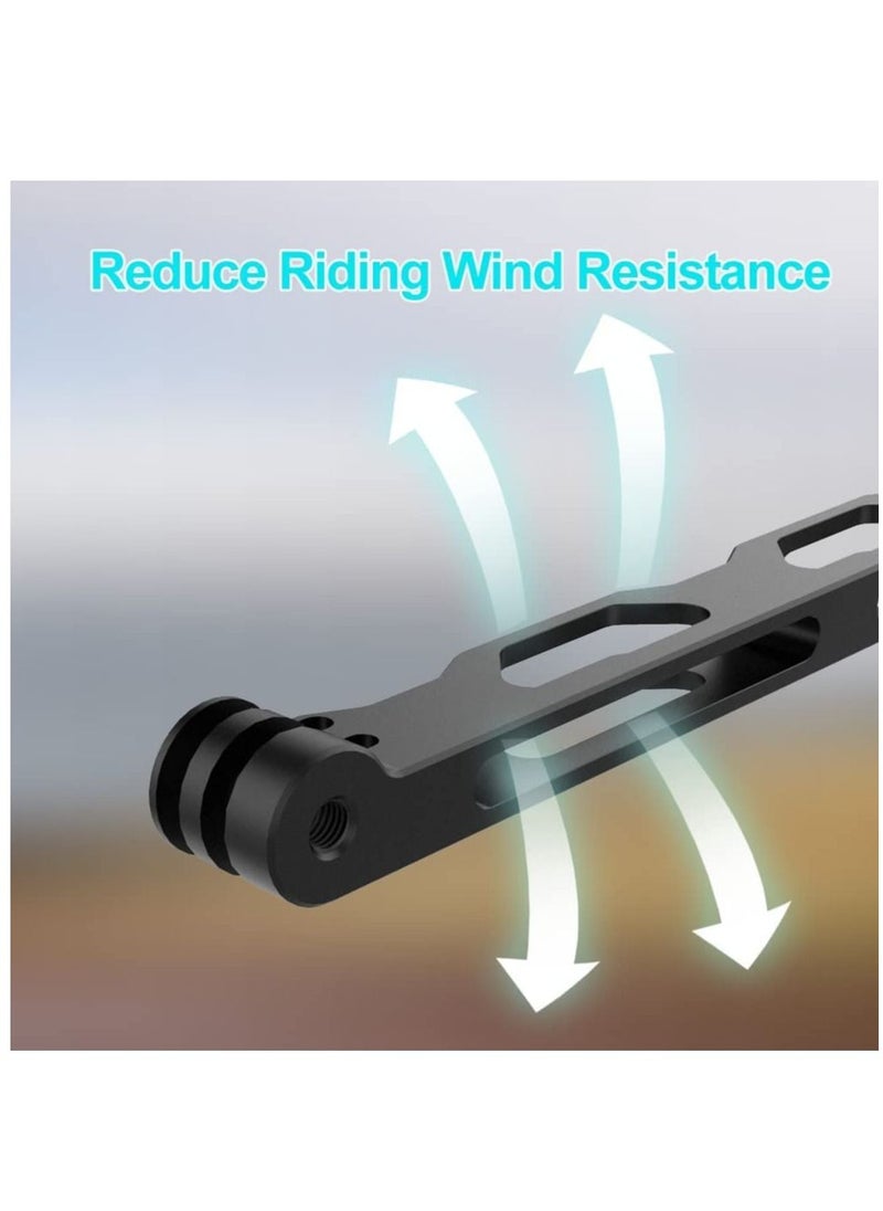 KASTWAVE - Arm for Action Camera Aluminum Alloy Extension, Tripod Mount Helmet Stick, Which Compatible with GoPro Hero 10/9/8/7/6/5 Black, Insta360 etc - Image 1