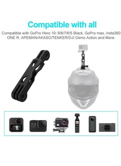 KASTWAVE Arm for Action Camera Aluminum Alloy Extension, Tripod Mount Helmet Stick, Which Compatible with GoPro Hero 10/9/8/7/6/5 Black, Insta360 etc  - Image 4