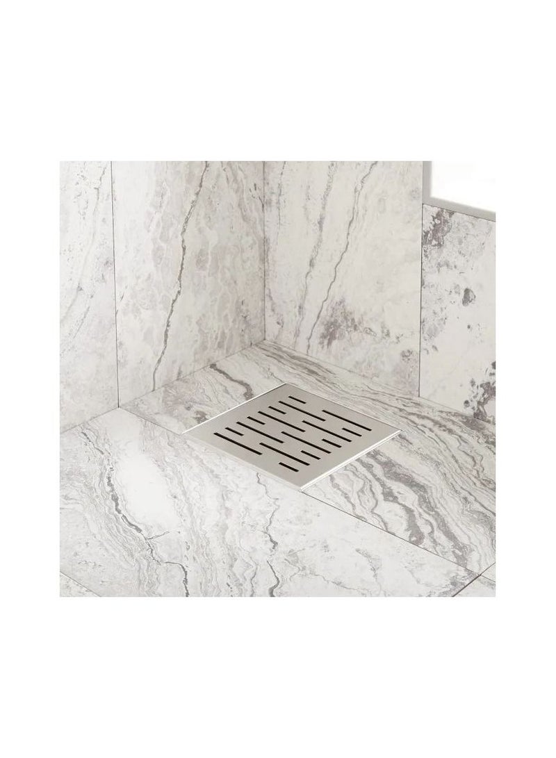 OR Shower Drain Square ZS3-200 S01  Stainless Steel 304 - size 20*20 cm - Image 2