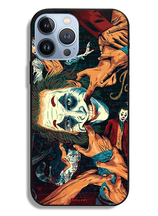 Tolwak Apple iPhone 13 Pro Max Protective Case Joker Art - Image 2