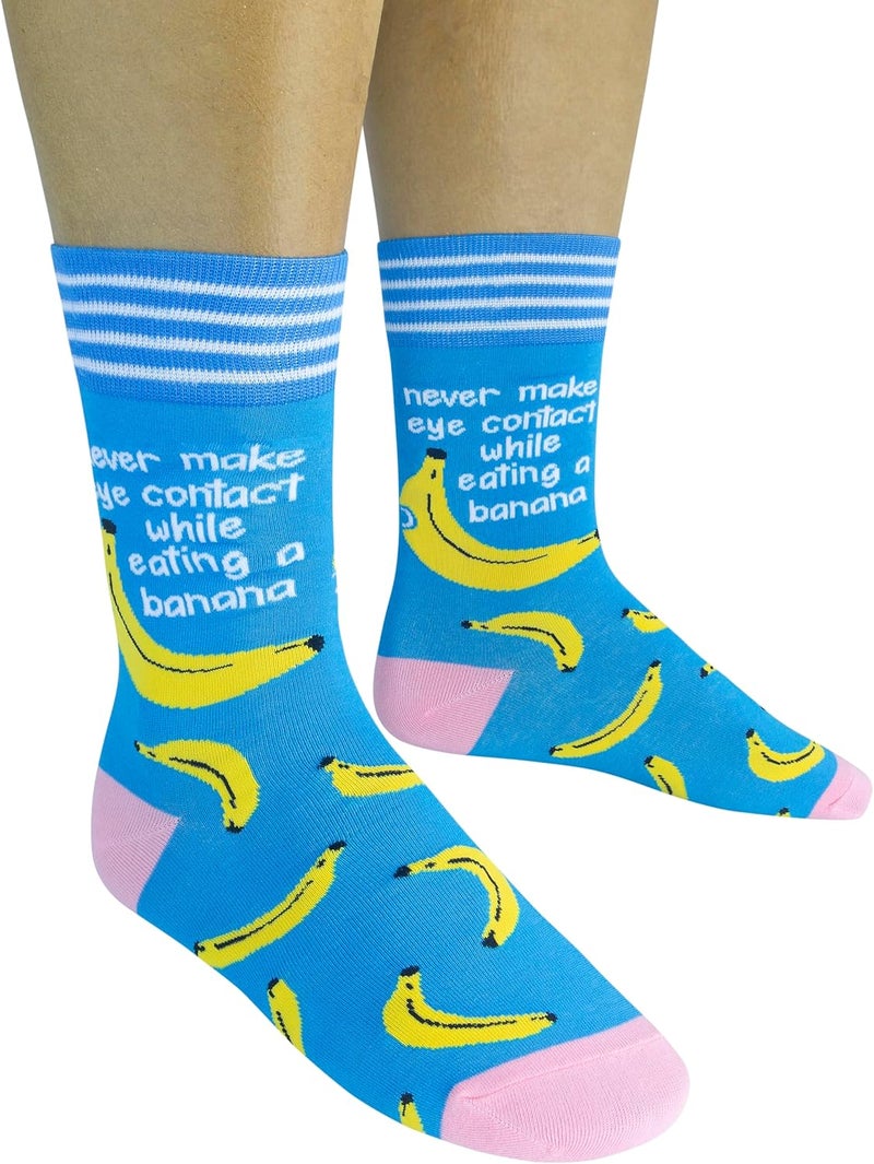 FUNATIC Store Funny and Crazy Socks with Sayings - Novelty Gifts for Men, Women, Teens - Image 3