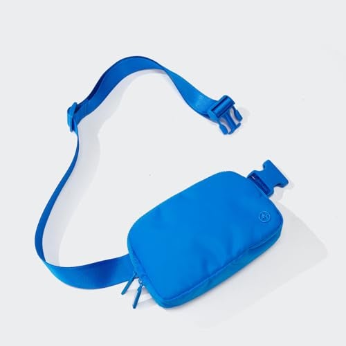 Pander Two Way Zipper Fanny Pack Nylon Everywhere Belt Bag for Women, Water Repellent Waist Packs, Crossbody Bags with Adjustable Strap (Capri Blue). - Image 2