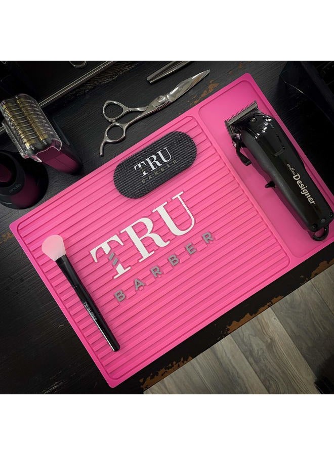 TRU BARBER TRUBARBER organiser MAT small 33cm X 23cm (PINK) - Image 2