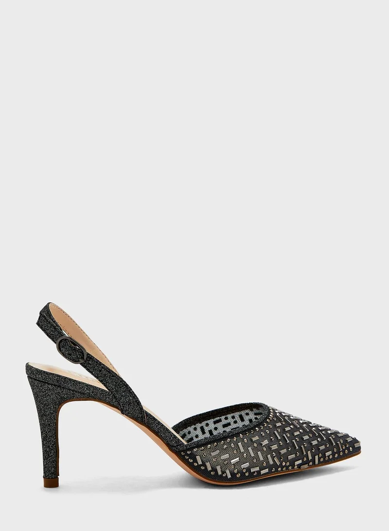 Ella Limited Edition Embellished Pointed-Toe Pumps