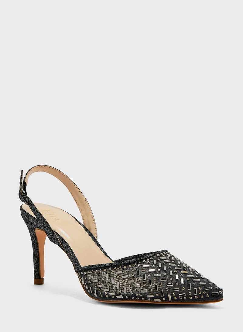 Ella Limited Edition Embellished Pointed-Toe Pumps
