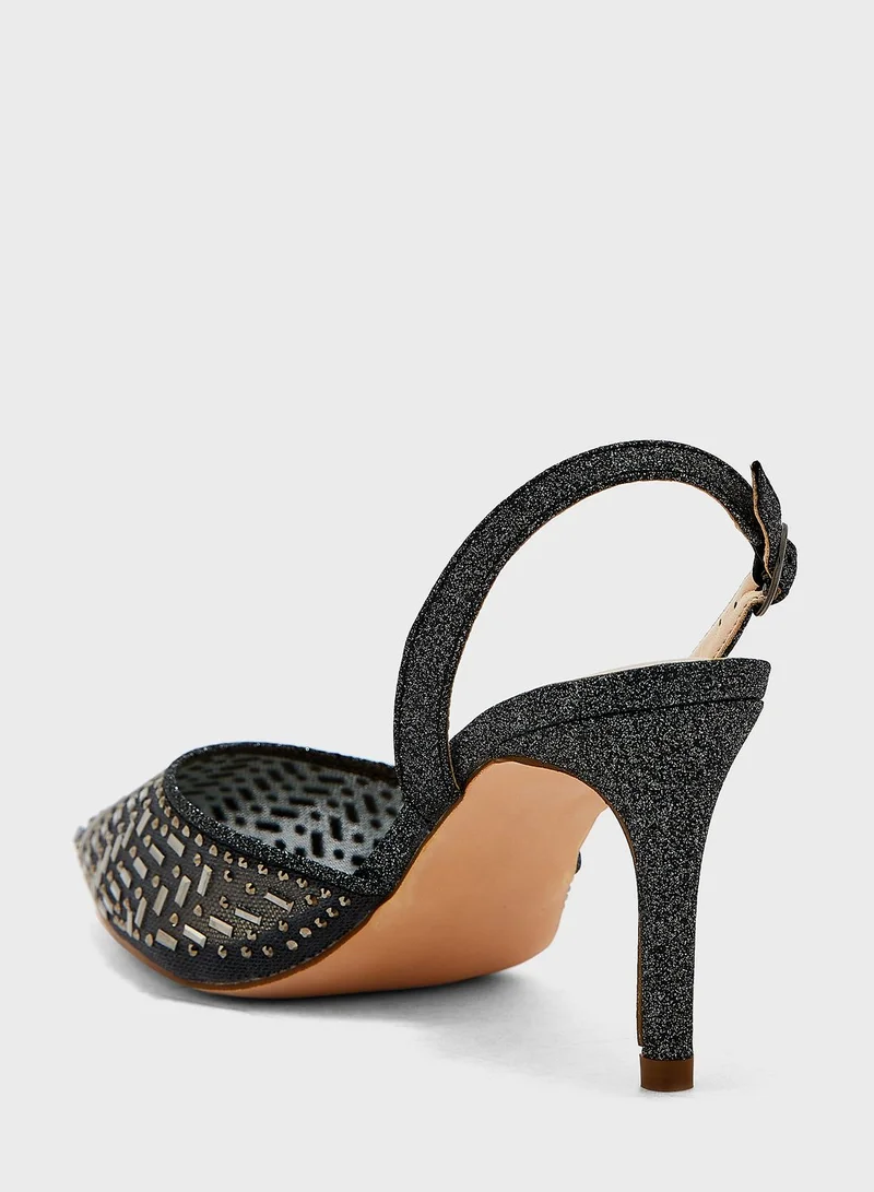 Ella Limited Edition Embellished Pointed-Toe Pumps