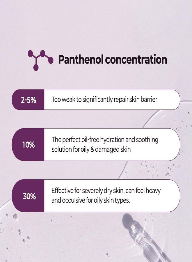 DE:MAF Panthenol 10% Wonder Drops Ampoule, Hydrating & Soothing Serum for Sensitive Skin, Non-Sticky Formula with Panthenol & Evening Primrose, Barrier Repair & Moisturizing Care (1.86 fl oz) - Image 3