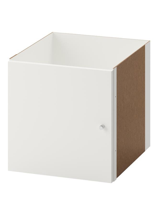 Insert with door, white, 33x33 cm - Image 1