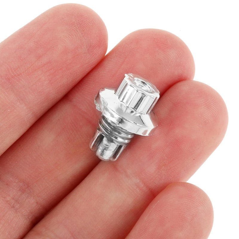5pcs Silver Steel Car Wheel Lug Nuts Replacement for Automotive and Trailer - Image 5