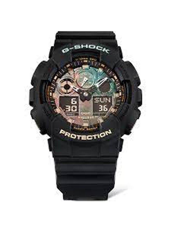 سعر ومواصفات G-SHOCK ساعة يد تناظرية + رقمية من الراتنج GA-100RC-1ADR (ZFDA3DE6CEE08A6D6A459Z) على Noon EG
