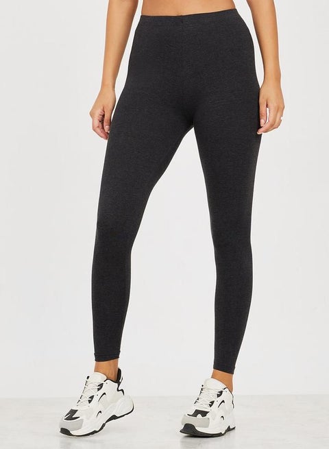 Styli Elastic Waistband Basic Leggings