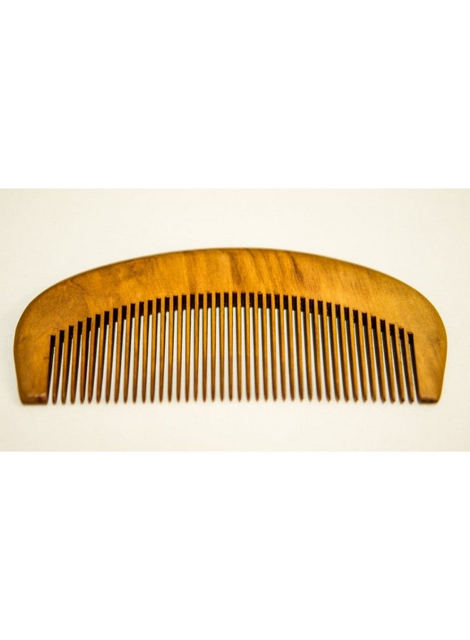 CP [Japan Craftsmen Made] Peach Wood Natural Comb Apricot Oiled. Anti Static Hair (Medium) - Image 3