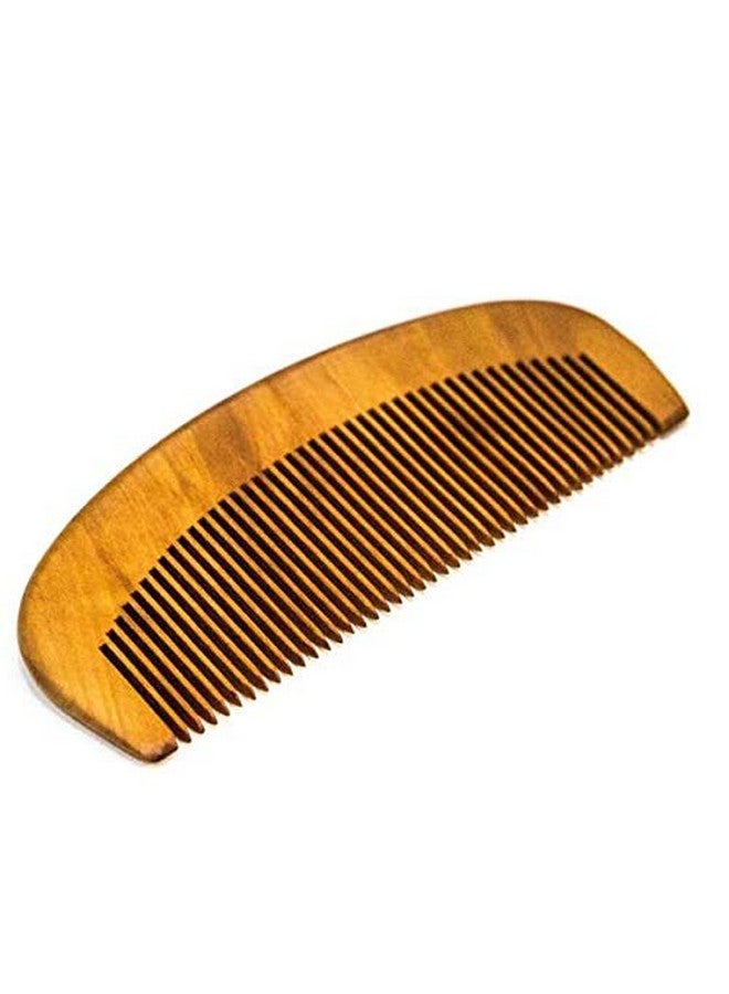 CP [Japan Craftsmen Made] Peach Wood Natural Comb Apricot Oiled. Anti Static Hair (Medium) - Image 1
