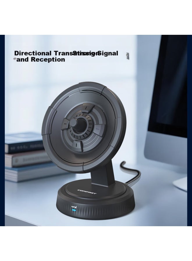 Comfast Wifi7 Plug-And-Play Be6500 Usb Wireless Network Card Desktop Computer Host Network Receiver External Radar Directional Antenna Transmitter Cf-986Be - Image 2