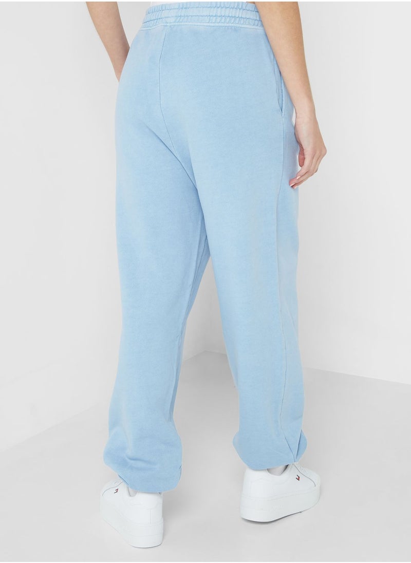 TOMMY JEANS - Drawstring Detail Logo Pants - Image 1