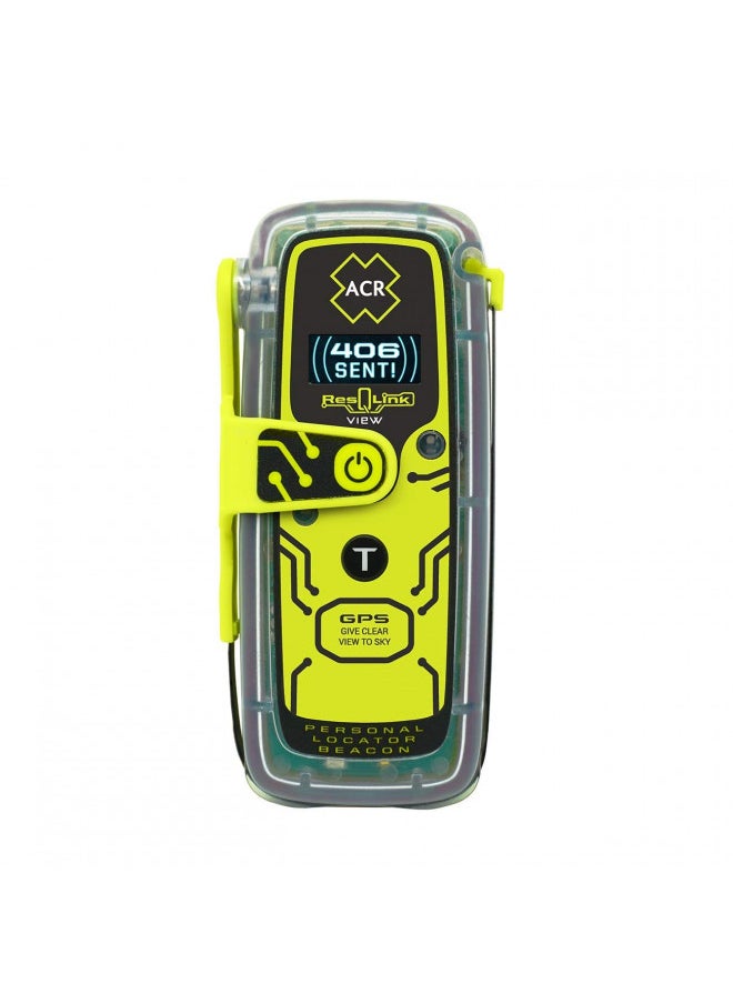 ACR - ACR ResQLink View - Buoyant Personal Locator Beacon with GPS for Hiking, Boating and All Outdoor Adventures (Model PLB 425) ACR 2922 - Image 1