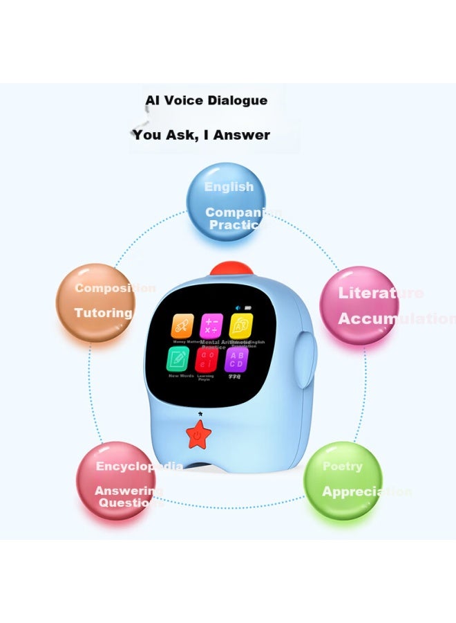 Yajia Smart Alarm Clock Ai Voice Time Management Device For Children's Education, Student Learning, Self-discipline Management, And Timer - Image 3