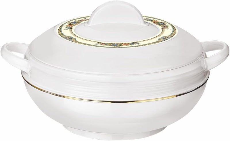 Zinnia Ambiente Deluxe Thermo Hot Pot - 1600ml Insulated Casserole with Stainless Steel Inner and Plastic Outer - Image 1