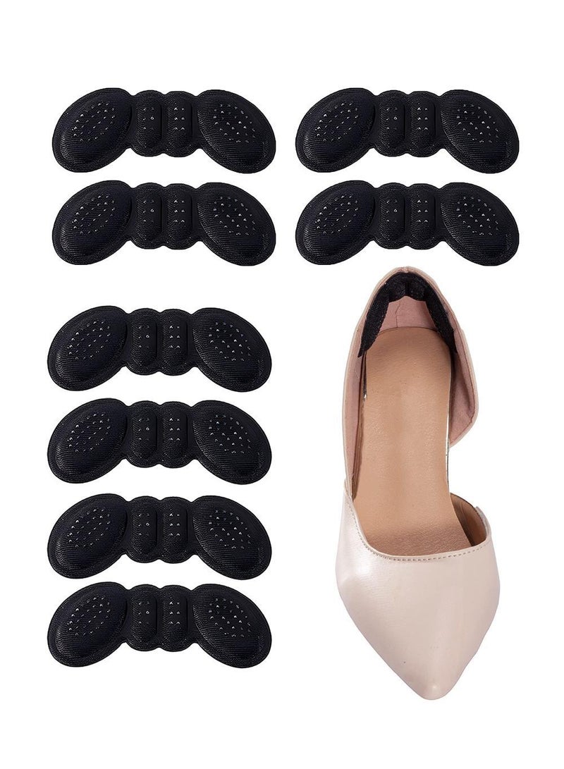 Sweet seven Heel Pads and Grips - 4 Pairs | Perfect Fit for Loose Shoes, High Heels, and Prevents Rubbing, Blisters, and Heel Slipping | Universal Liners for Men and Women - Image 1
