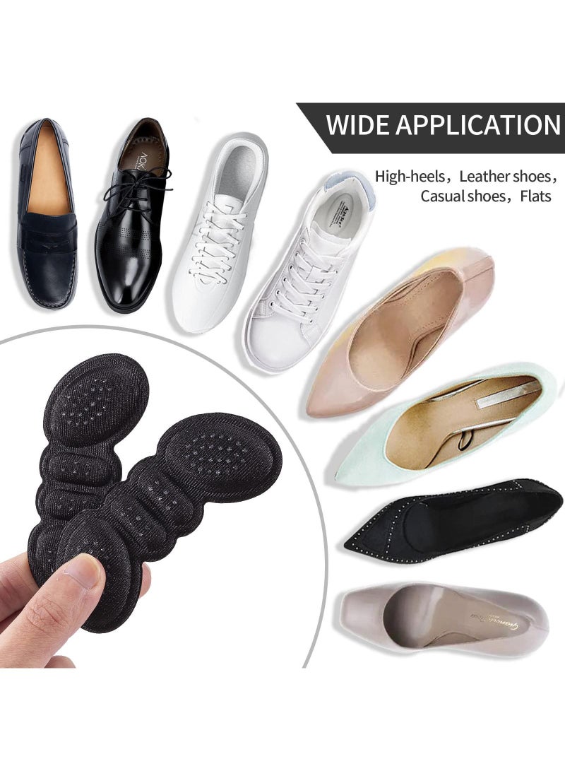 Sweet seven Heel Pads and Grips - 4 Pairs | Perfect Fit for Loose Shoes, High Heels, and Prevents Rubbing, Blisters, and Heel Slipping | Universal Liners for Men and Women - Image 2