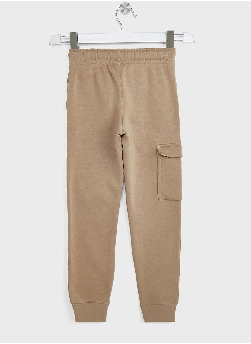 Nike - Kids Fleece Cargo Pants - Image 1