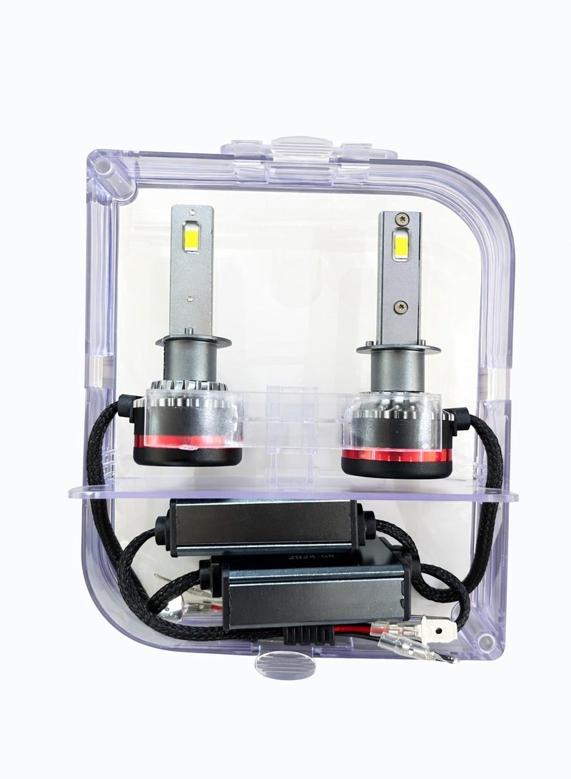سيزار لمبات ليد للسيارة بقدرة 40 وات -H4 - Image 2