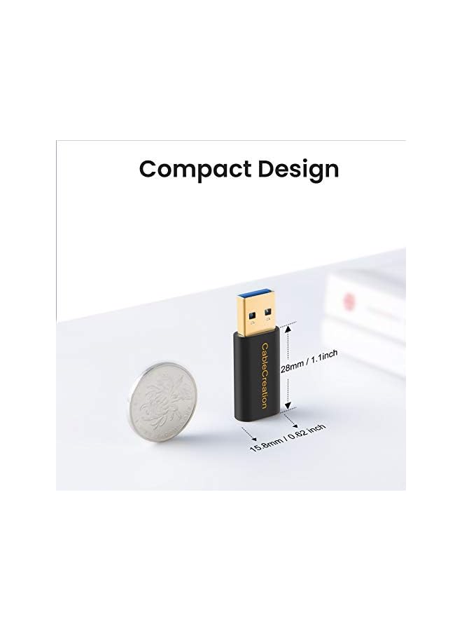 CableCreation Usb C To Usb A Adapter, 5Gbps High Speed Usb To Usb C Extender, Usb Male To Type C Female Converter Charging And Sync For Laptops Logitech Streamcam Vr Link Adapter - Image 4